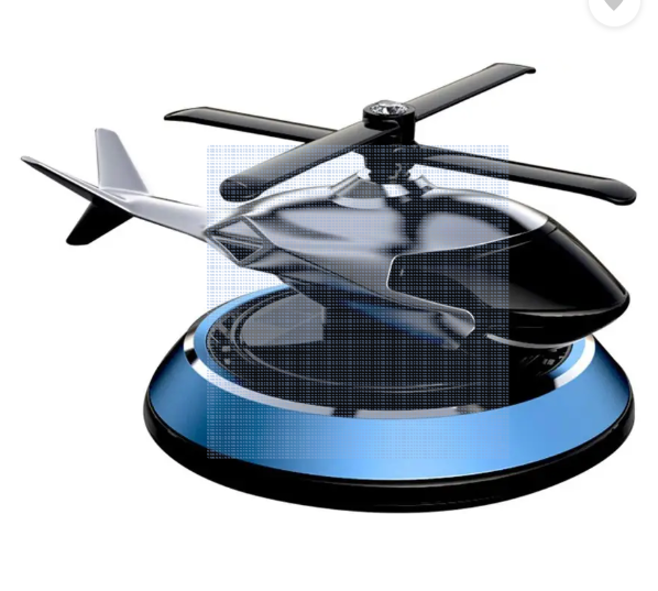 Car Air Freshener Solar Rotating Helicopter Rotating